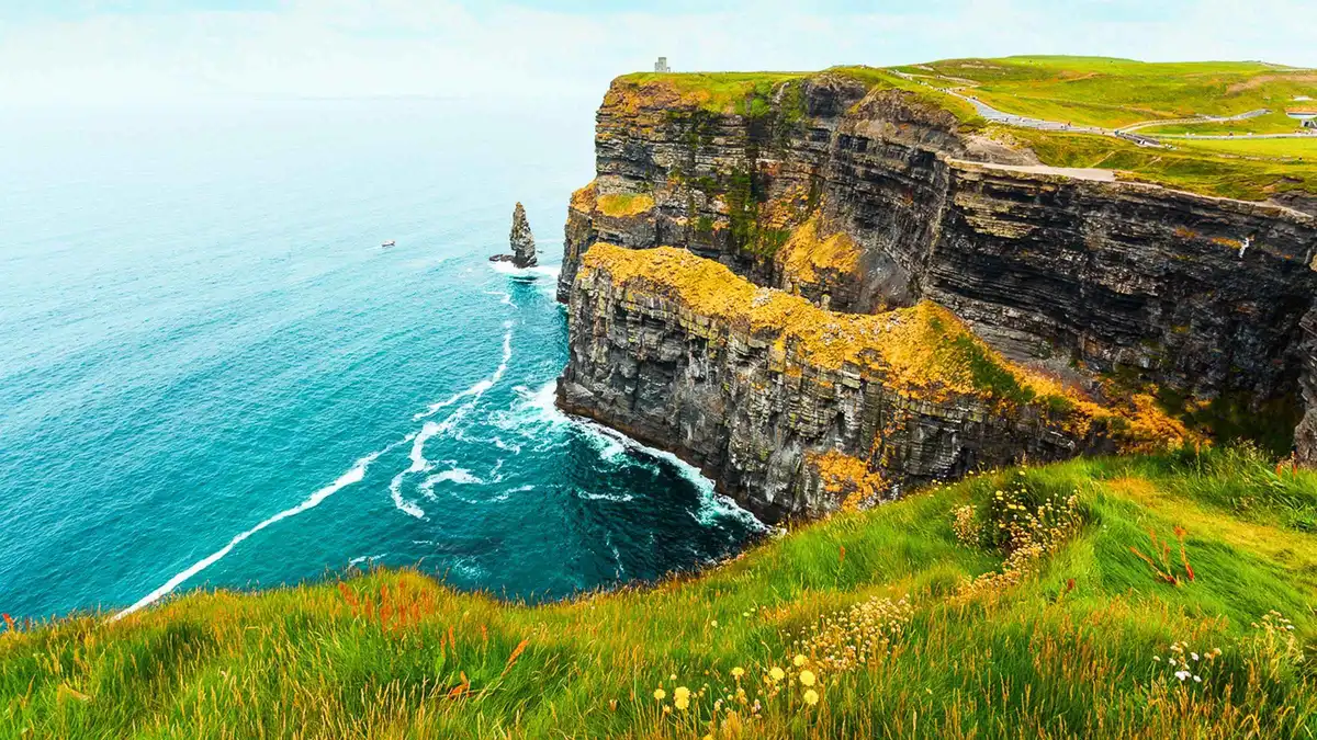 Cliffs, Burren and Galway on a Cliffs of Moher tour from Dublin, County Clare, Ireland