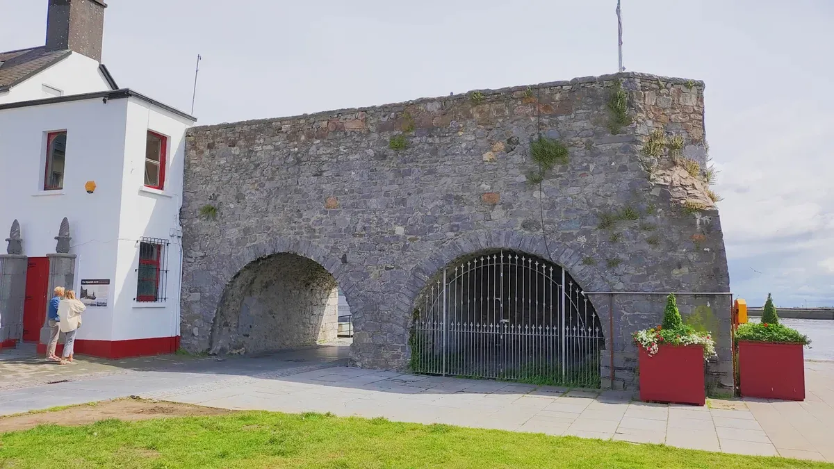 The Spanish Arch on the Galway quays, the afternoon stop on Cliffs of Moher tours from Dublin, Ireland